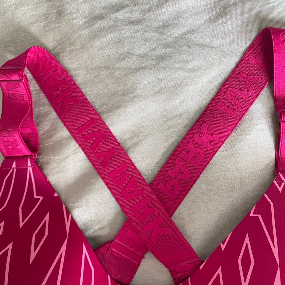 IVY PARK PINK MONOGRAM SPORTS BRA - Picture 2 of 4